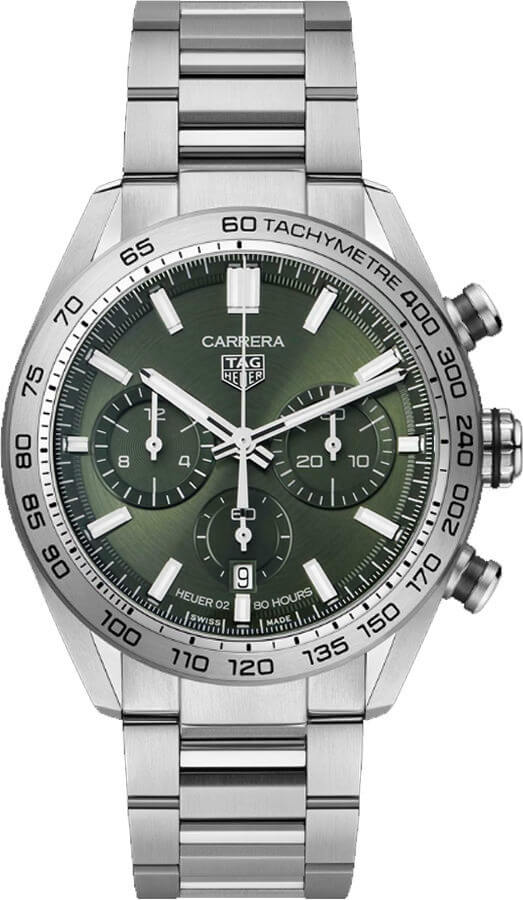 Tag Heuer Carrera Self winding Automatic Green Mens Watch CBN2A10.BA0643 
