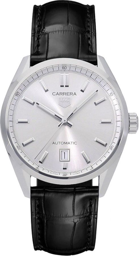 Tag Heuer Carrera Self winding Automatic Silver Mens Watch WBN2111.FC6505 