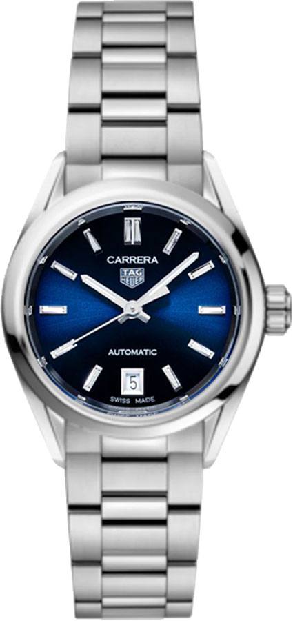 Tag Heuer Carrera Self winding Automatic Blue Ladies Watch WBN2411.BA0621 