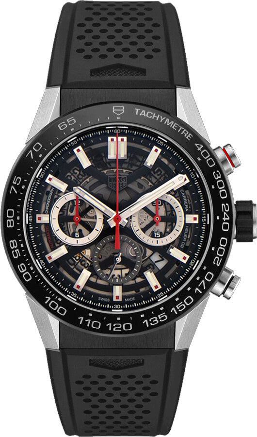 Tag Heuer Carrera Self winding Automatic Black Mens Watch CBG2A10.FT6168 