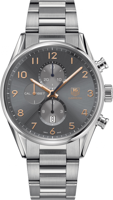 Tag Heuer Carrera Self winding Automatic Grey Mens Watch CAR2013.BA0799 