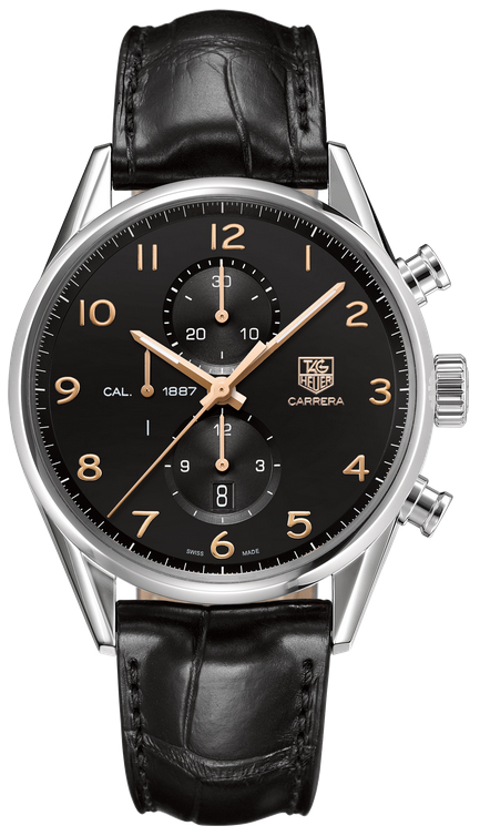 Tag Heuer Carrera Self winding Automatic Black Mens Watch CAR2014.FC6235 