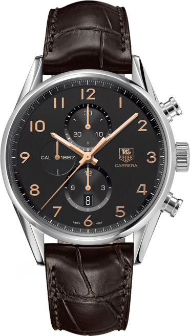 Tag Heuer Carrera Self winding Automatic Black Mens Watch CAR2014-FC6236 