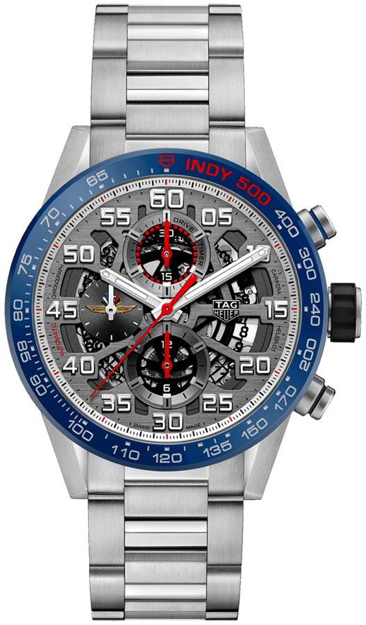 Tag Heuer Carrera Self winding Automatic Skeleton Mens Watch CAR201G-BA0766 