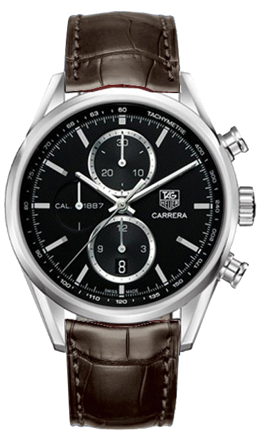 Tag Heuer Carrera Self winding Automatic Black Mens Watch CAR2110-FC6291 
