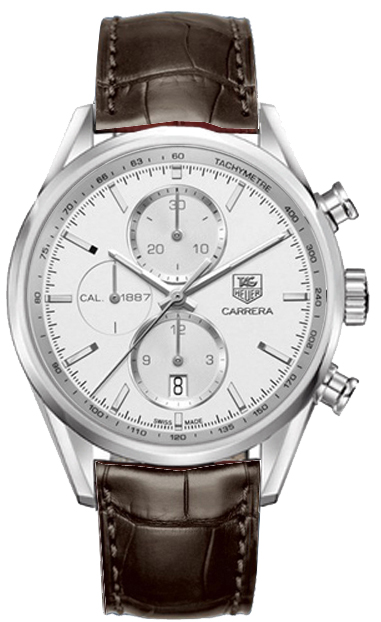 Tag Heuer Carrera Self winding Automatic Silver Mens Watch CAR2111.FC6291 