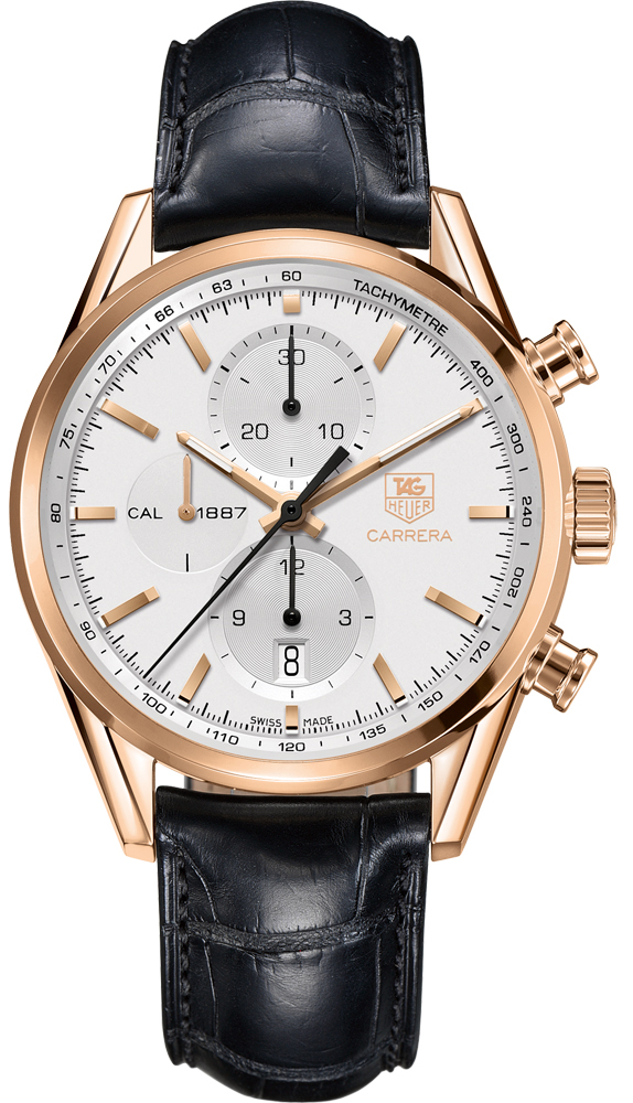 Tag Heuer Carrera Self winding Automatic Silver Mens Watch CAR2140.FC8145 