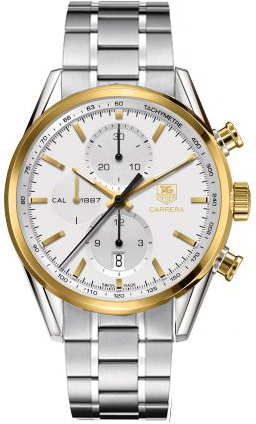 Tag Heuer Carrera Self winding Automatic Silver Mens Watch CAR2150-BA0720 