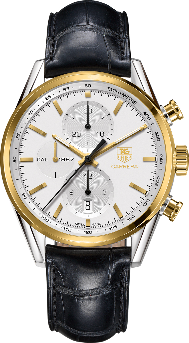 Tag Heuer Carrera Self winding Automatic Silver Mens Watch CAR2150.FC6266 