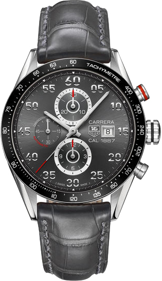 Tag Heuer Carrera Self winding Automatic Grey Mens Watch CAR2A11.FC6313 