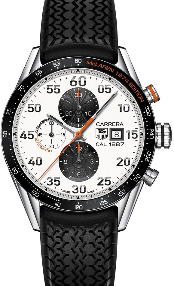 Tag Heuer Carrera Self winding Automatic Silver Watch CAR2A12-FT6033 