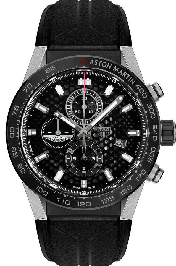 Tag Heuer Carrera Self winding Automatic Black Mens Watch CAR2A1AB.FT6163 