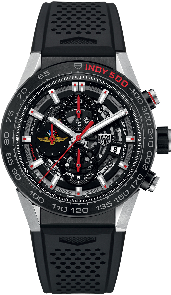 Tag Heuer Carrera Self winding Automatic Black Mens Watch CAR2A1V-FT6044 
