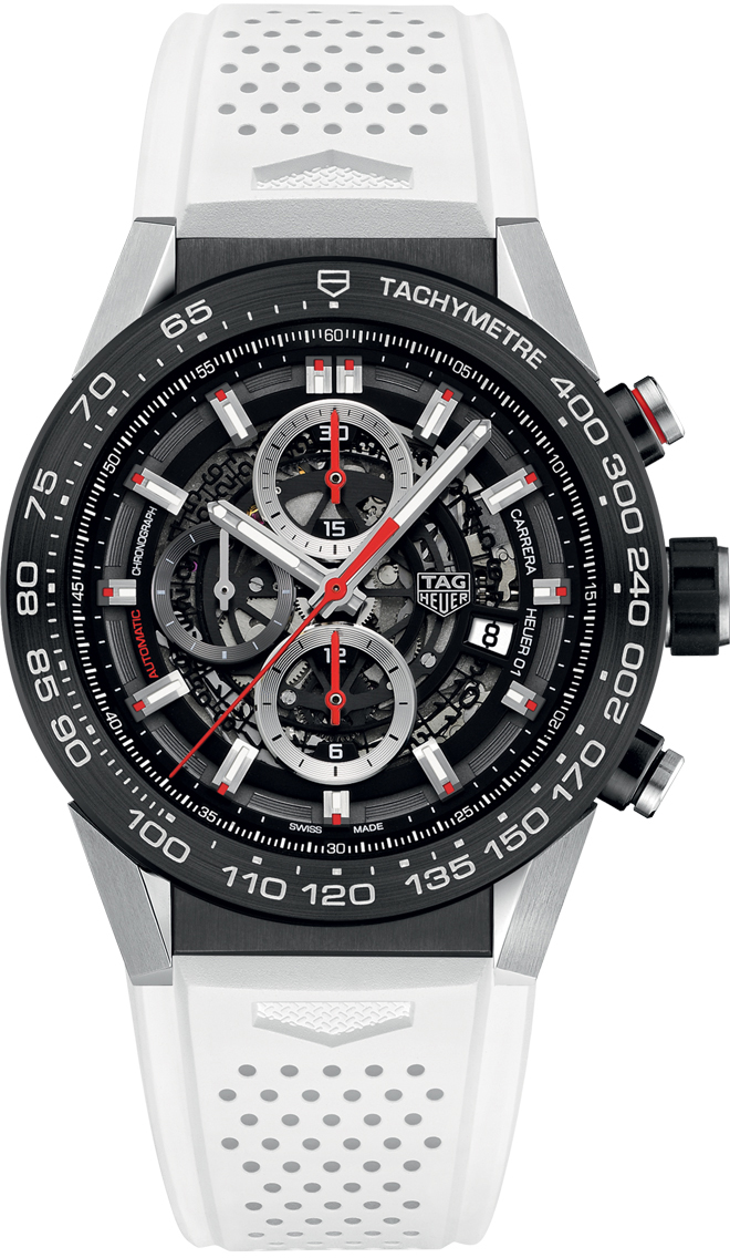 Tag Heuer Carrera Self winding Automatic Black Mens Watch CAR2A1Z.FT6051 