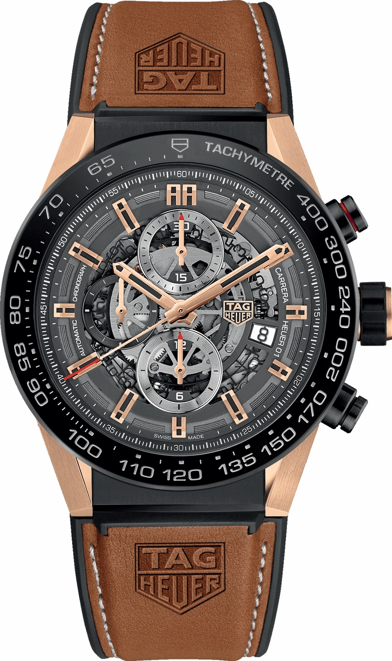 Tag Heuer Carrera Self winding Automatic Grey Mens Watch CAR2A5C-FT6125 
