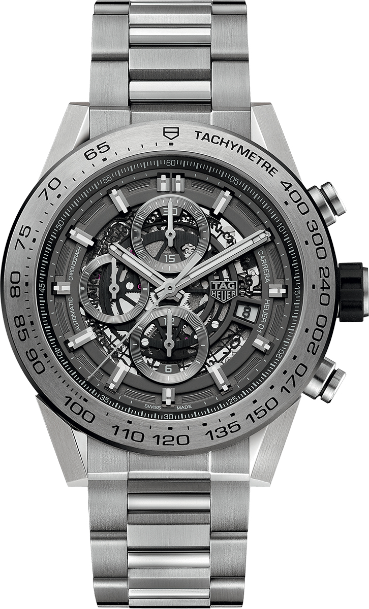 Tag Heuer Carrera Self winding Automatic Grey Mens Watch CAR2A8A.BF0707 