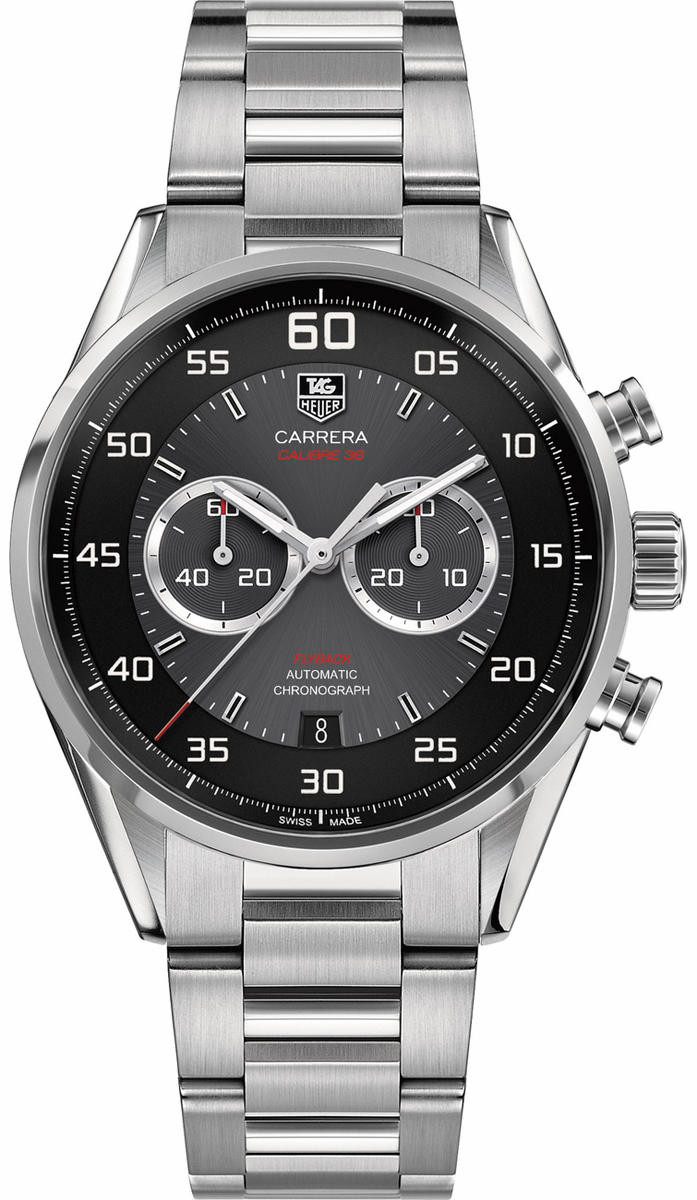 Tag Heuer Carrera Self winding Automatic Black Mens Watch CAR2B10.BA0799 