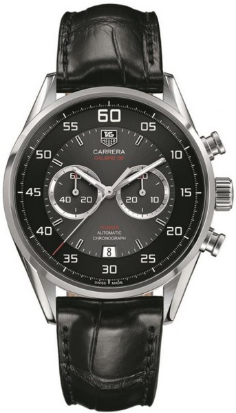 Tag Heuer Carrera Self winding Automatic Black Mens Watch CAR2B10.FC6235 