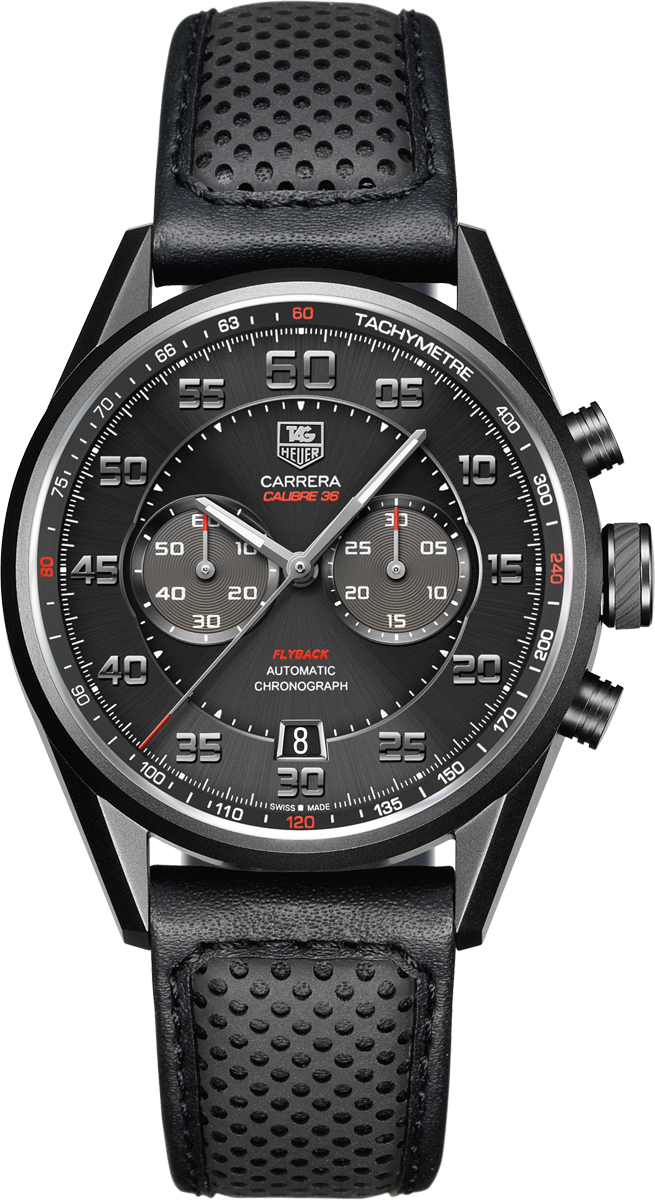 Tag Heuer Carrera Self winding Automatic Grey Mens Watch CAR2B80.FC6325 