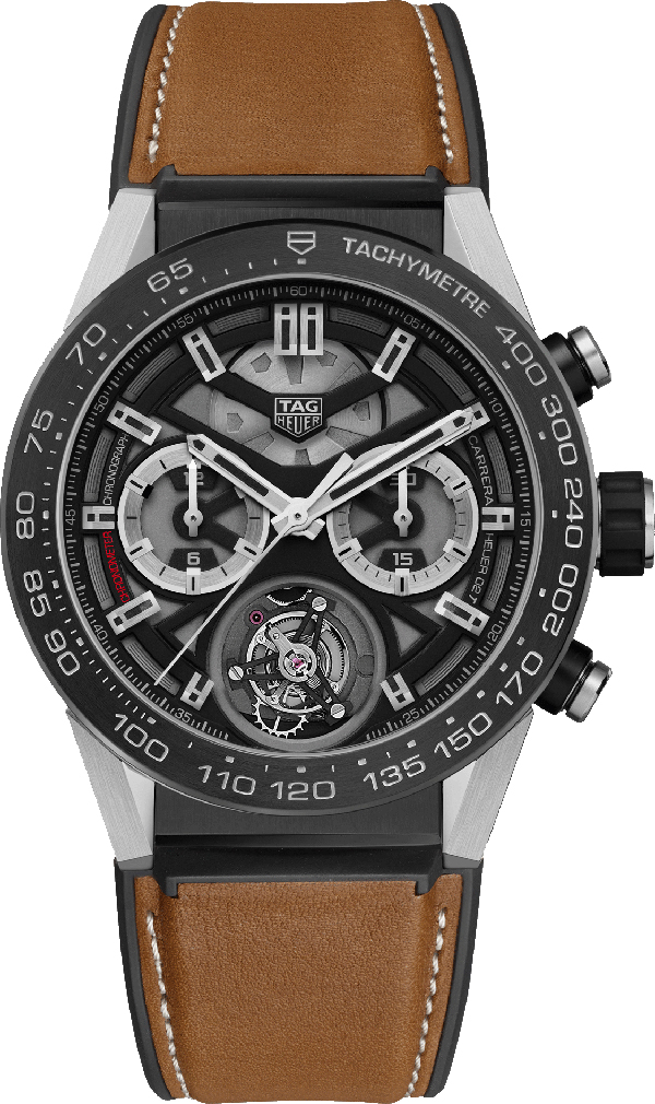 Tag Heuer Carrera Self winding Automatic Black Mens Watch CAR5A8Y.FT6072 