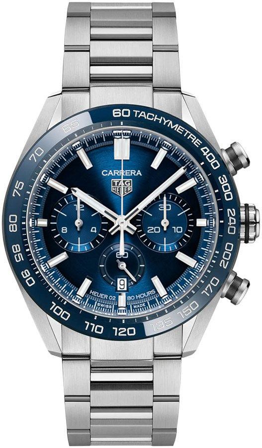 Tag Heuer Carrera Chronograph Ceramic Bezel Men's Watch CBN2A1A.BA0643 