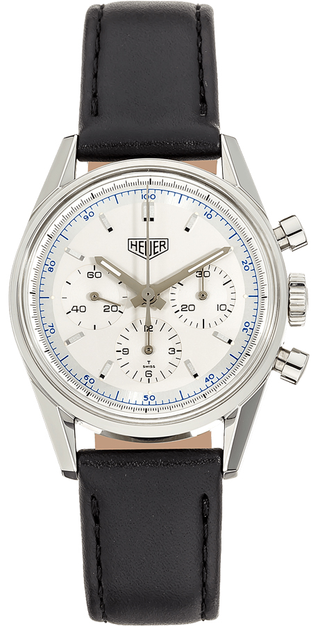 Tag Heuer Carrera Manual Winding Silver Watch CS3110-BC0725 