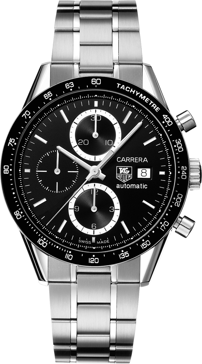 Tag Heuer Carrera Self winding Automatic Black Mens Watch CV2010.BA0794 