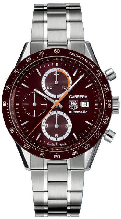 Tag Heuer Carrera Self winding Automatic Brown Mens Watch CV2013.BA0794 