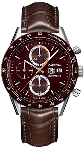 Tag Heuer Carrera 
Self winding Automatic Brown Mens Watch CV2013-FC6291 