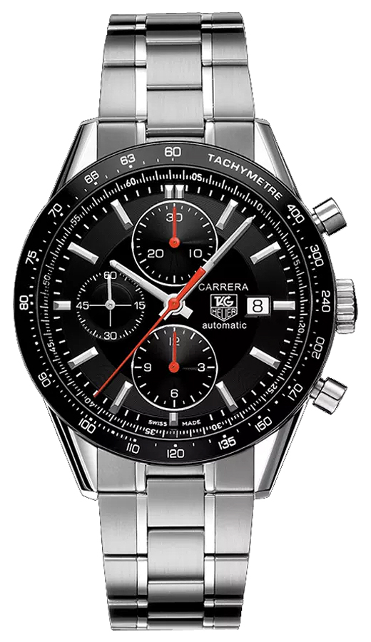 Tag Heuer Carrera Self winding Automatic Black Mens Watch CV2014.BA0794 