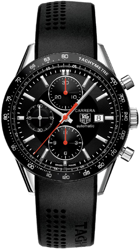 Tag Heuer Carrera Self winding Automatic Black Mens Watch CV2014-FT6014 