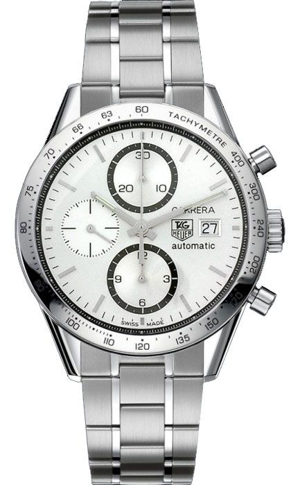 Tag Heuer Carrera 
Self winding Automatic Silver Watch CV2017.BA0794 