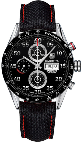 Tag Heuer Carrera Self winding Automatic Black Mens Watch CV2A10-FC6256 