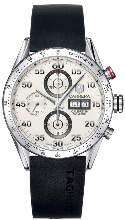 Tag Heuer Carrera Self winding Automatic Silver Mens Watch CV2A11-FT6005 