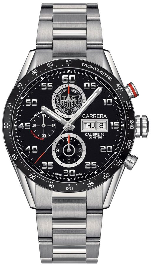 Tag Heuer Carrera Self winding Automatic Black Mens Watch CV2A1T-BA0738 