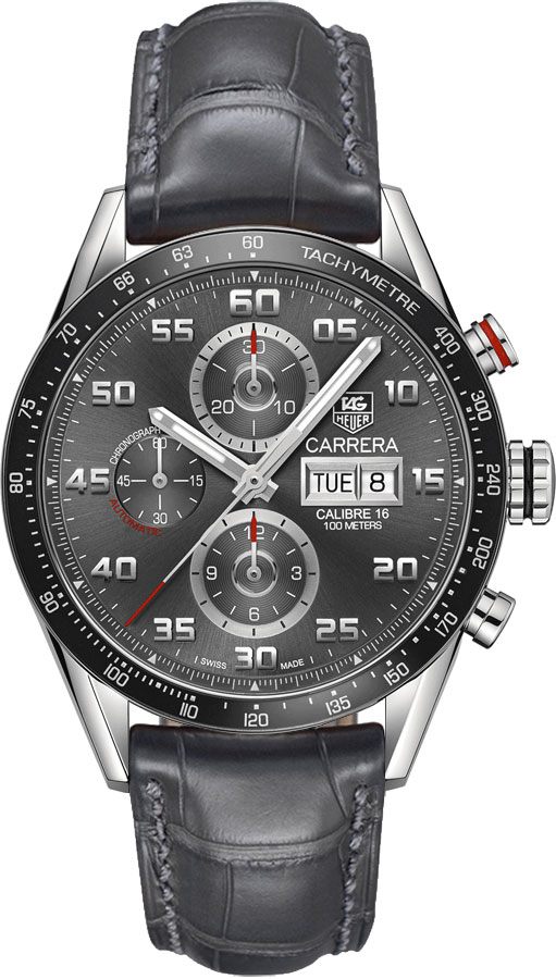 Tag Heuer Carrera Self winding Automatic Grey Mens Watch CV2A1U-FC6313 