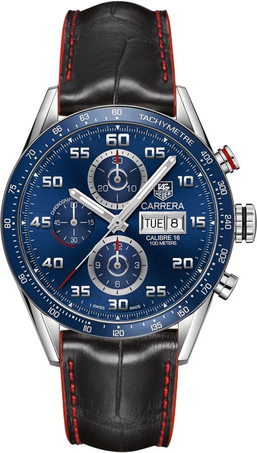Tag Heuer Carrera Self winding Automatic Blue Mens Watch CV2A1V-FC6301 