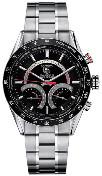 Tag Heuer Carrera Hybrid Electro Mechanical Black Mens Watch CV7A10-BA0795 