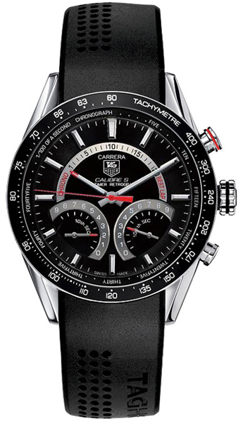 Tag Heuer Carrera Hybrid Electro Mechanical Black Mens Watch CV7A10-FT6012 