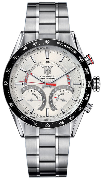 Tag Heuer Carrera Hybrid Electro Mechanical Silver Mens Watch CV7A11-BA0795 
