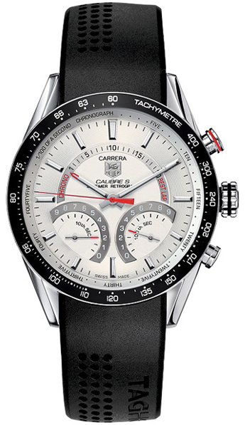 Tag Heuer Carrera Hybrid Electro Mechanical Silver Mens Watch CV7A11-FT6012 