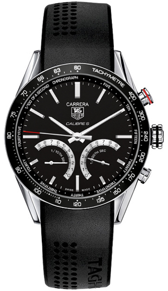 Tag Heuer Carrera Hybrid Electro Mechanical Black Mens Watch CV7A12-FT6012 