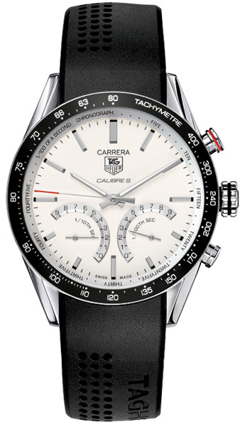 Tag Heuer Carrera Hybrid Electro Mechanical Silver Mens Watch CV7A13-FT6012 