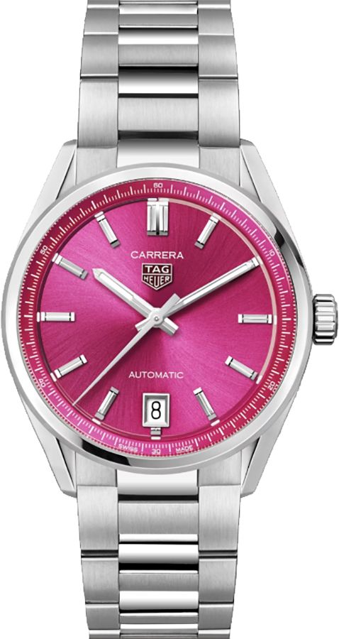 Tag Heuer Carrera Self Winding Automatic Pink Ladies Watch WBN2313.BA0001 