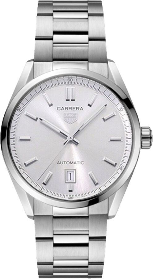 Tag Heuer Carrera Date Silver Dial Steel Men's Watch WBN2111.BA0639 