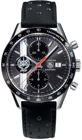 Tag Heuer Carrera 
Self winding Automatic Black Watch CV201AD-FC6233 