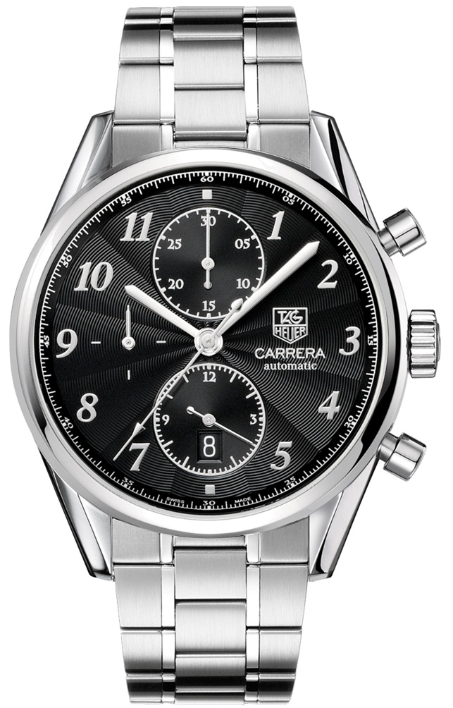 Tag Heuer Carrera Self winding Automatic Black Mens Watch CAS2110.BA0730 