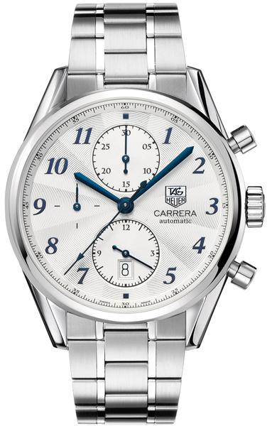 Tag Heuer Carrera Self winding Automatic Silver Mens Watch CAS2111.BA0730 