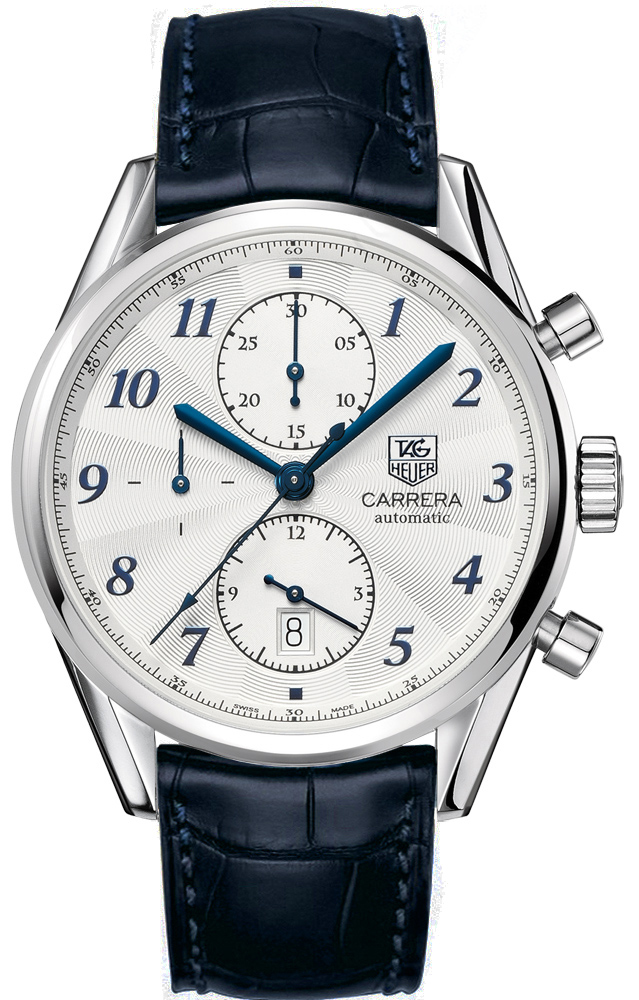 Tag Heuer Carrera Self winding Automatic Silver Mens Watch CAS2111.FC6292 