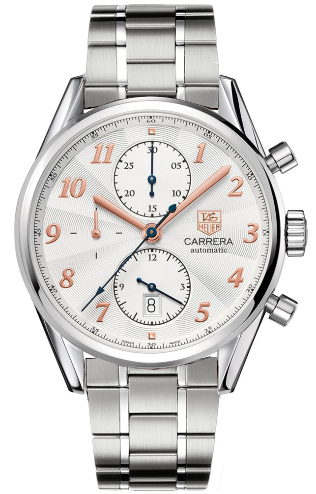 Tag Heuer Carrera Self winding Automatic White Mens Watch CAS2112-BA0730 